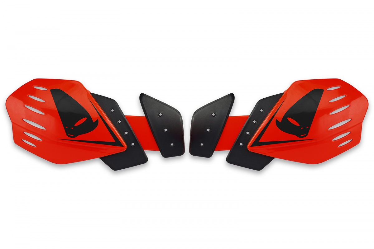 Plastica di ricambio paramano Guardian rosso - Ricambi per paramani - PM01657-070 - Ufo Plast