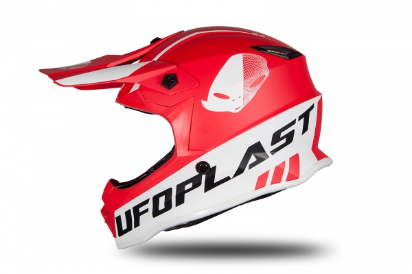 Casco motocross da bambino rosso opaco - Caschi - HE191 - Ufo Plast