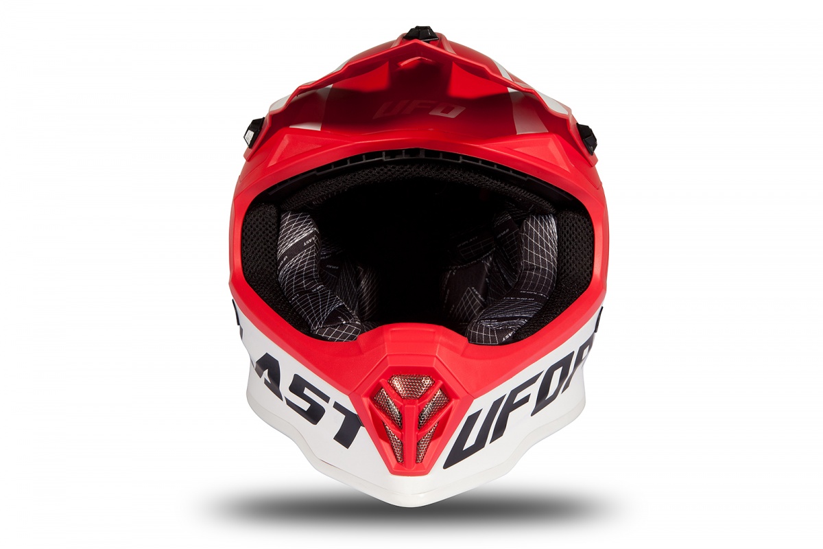 Casco motocross da bambino rosso opaco - Caschi - HE191 - Ufo Plast