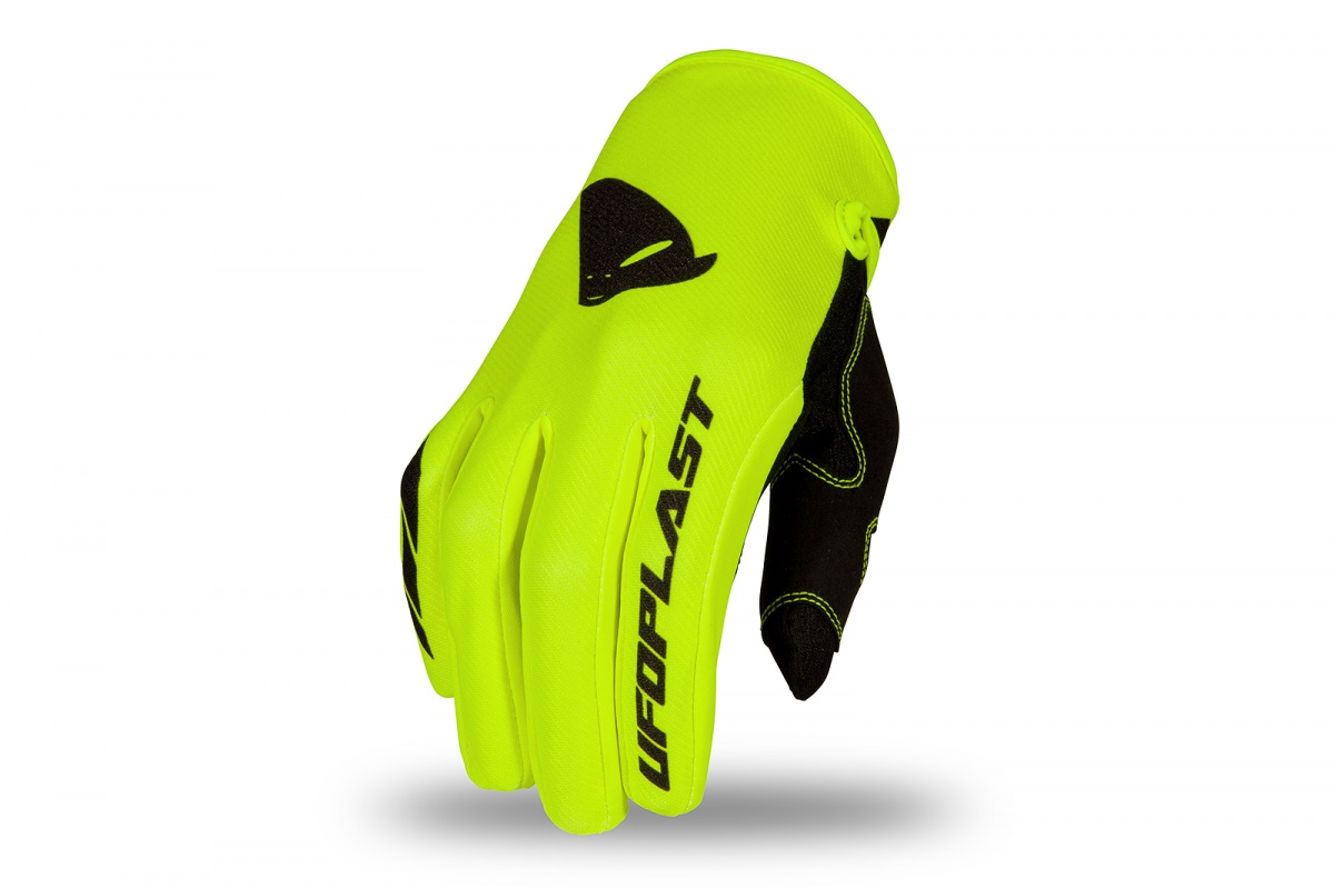 Guanti motocross Skill da bambino giallo fluo - Guanti - GU04533-DFLU - Ufo Plast