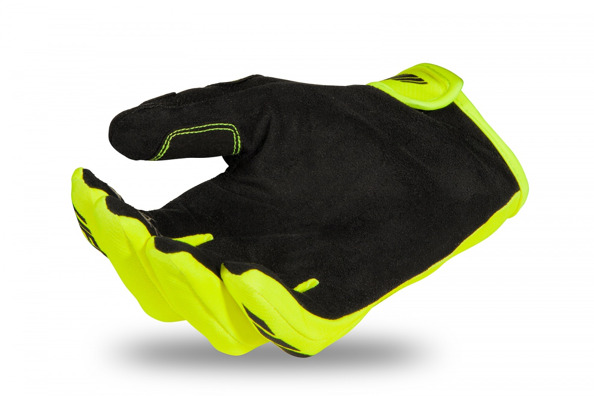 Guanti motocross Skill da bambino giallo fluo - Guanti - GU04533-DFLU - Ufo Plast