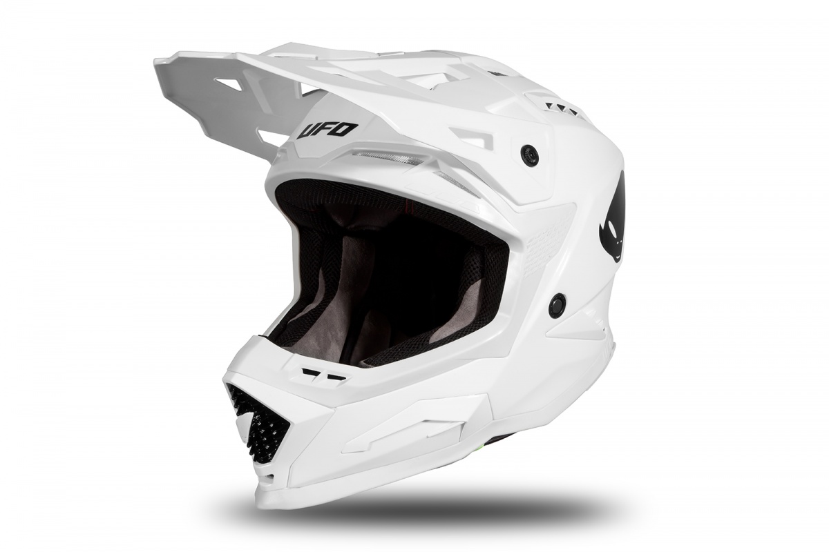Casco motocross Echus bianco lucido - Home - HE166 - Ufo Plast
