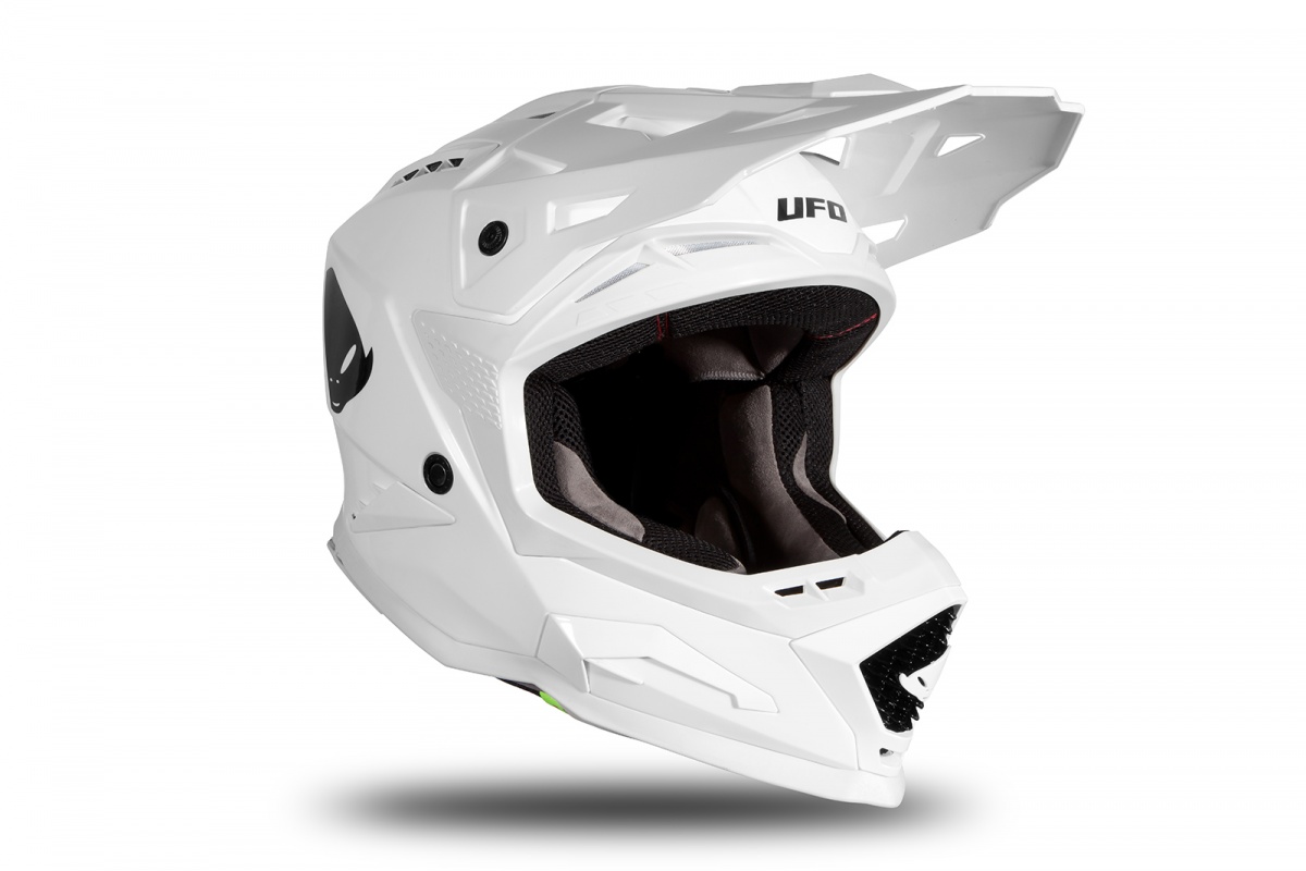 Casco motocross Echus bianco lucido - Home - HE166 - Ufo Plast
