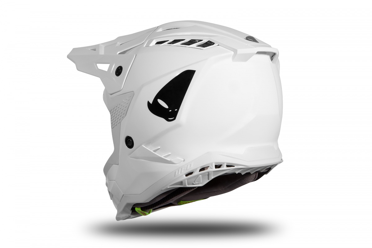 Casco motocross Echus bianco lucido - Home - HE166 - Ufo Plast