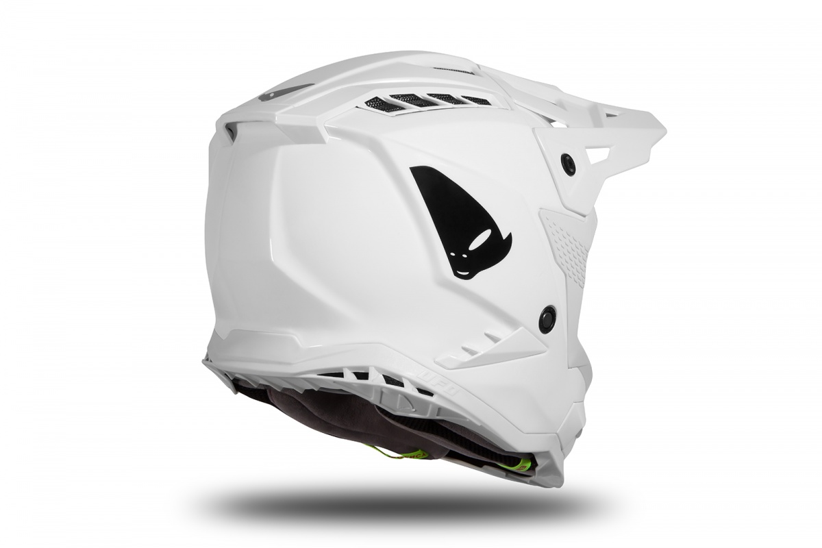 Casco motocross Echus bianco lucido - Home - HE166 - Ufo Plast