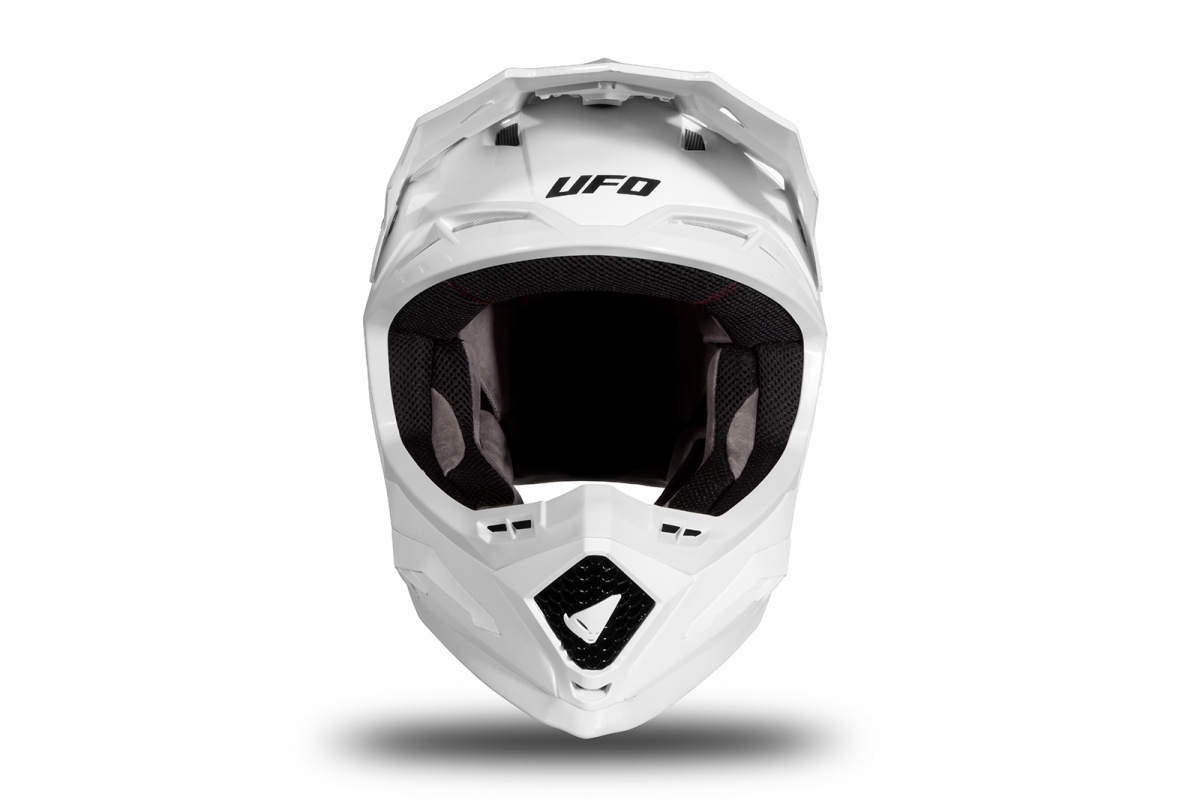Casco motocross Echus bianco lucido - Home - HE166 - Ufo Plast