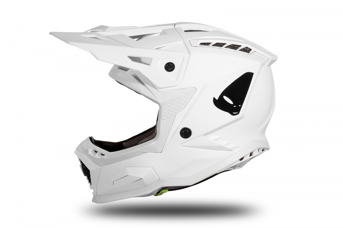 Casco motocross Echus bianco lucido - Home - HE166 - Ufo Plast