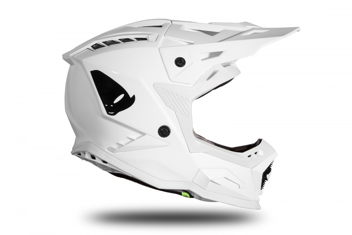 Casco motocross Echus bianco lucido - Home - HE166 - Ufo Plast