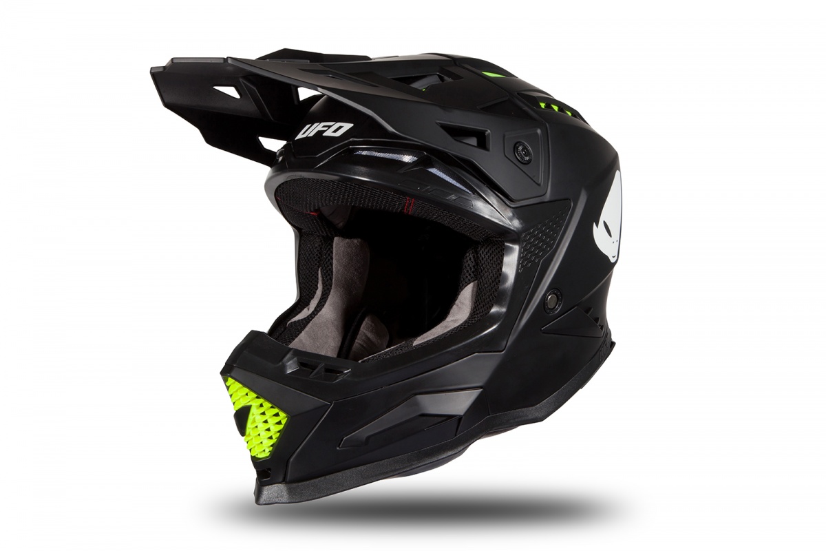 Casco motocross Echus nero opaco - Home - HE167 - Ufo Plast