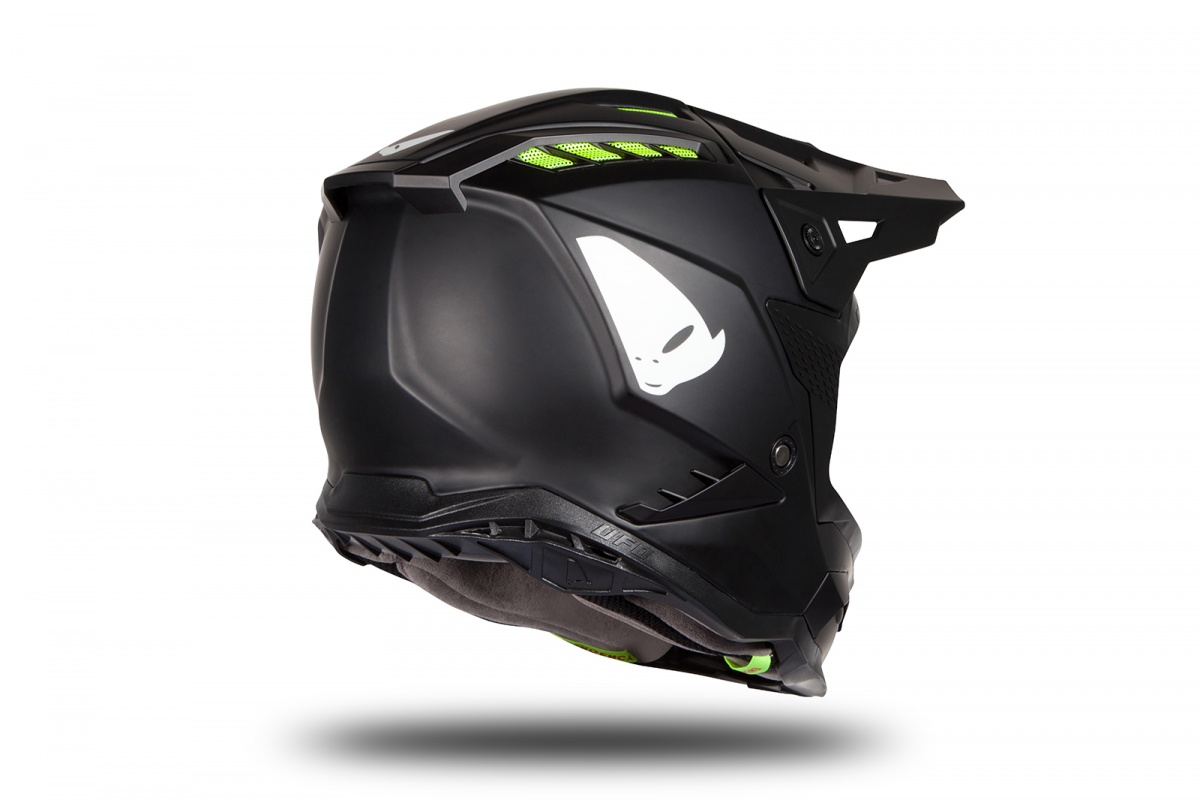 Casco motocross Echus nero opaco - Home - HE167 - Ufo Plast