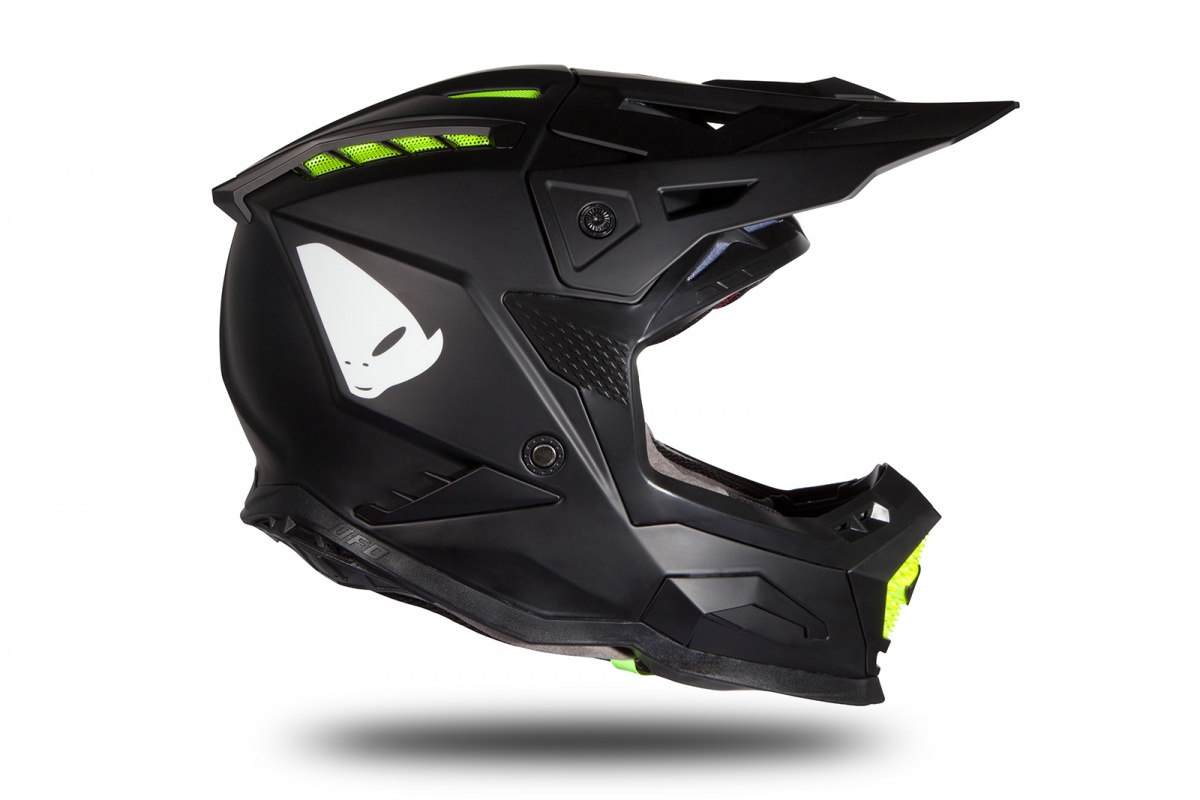Casco motocross Echus nero opaco - Home - HE167 - Ufo Plast