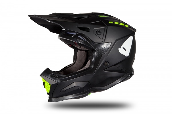 Casco motocross Echus nero opaco - Home - HE167 - Ufo Plast