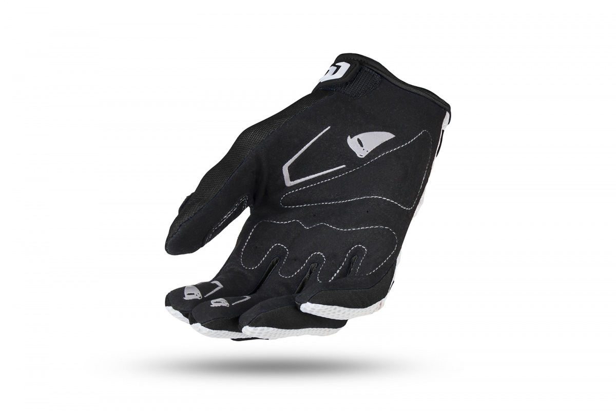 Guanti Motocross Iridium bianchi e neri - Guanti - GU04535-WK - Ufo Plast