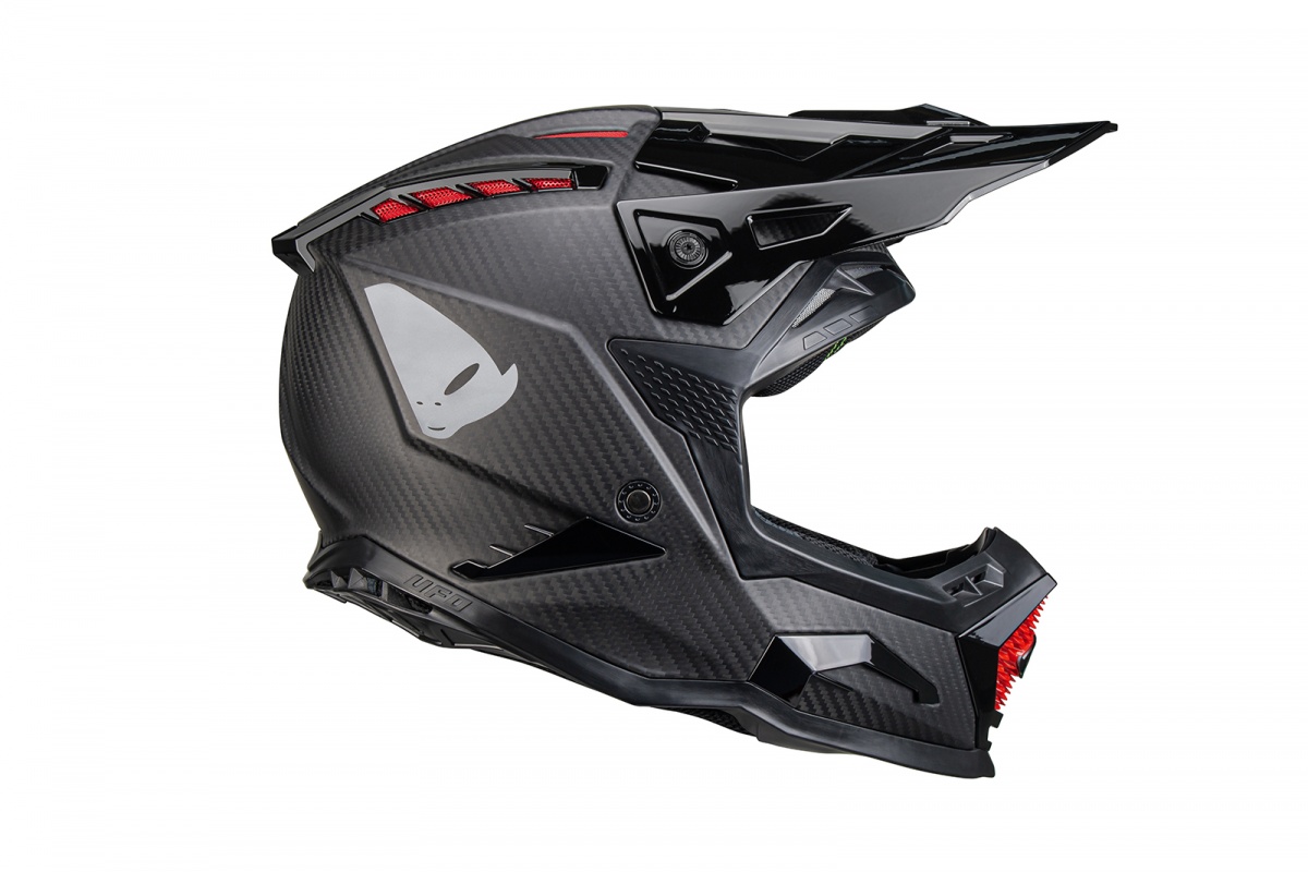 Casco motocross Echus in carbonio - PROTEZIONI - HE13001-CARB - Ufo Plast