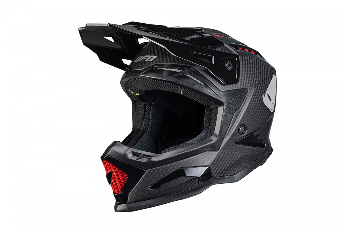 Casco motocross Echus in carbonio - PROTEZIONI - HE13001-CARB - Ufo Plast