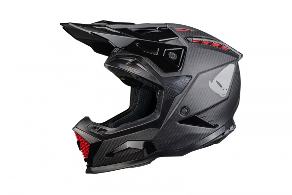 Casco motocross Echus in carbonio - PROTEZIONI - HE13001-CARB - Ufo Plast
