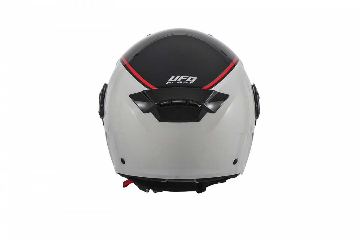 Casco urban jet Spirit bianco e nero - Caschi - HE13003-WK - Ufo Plast