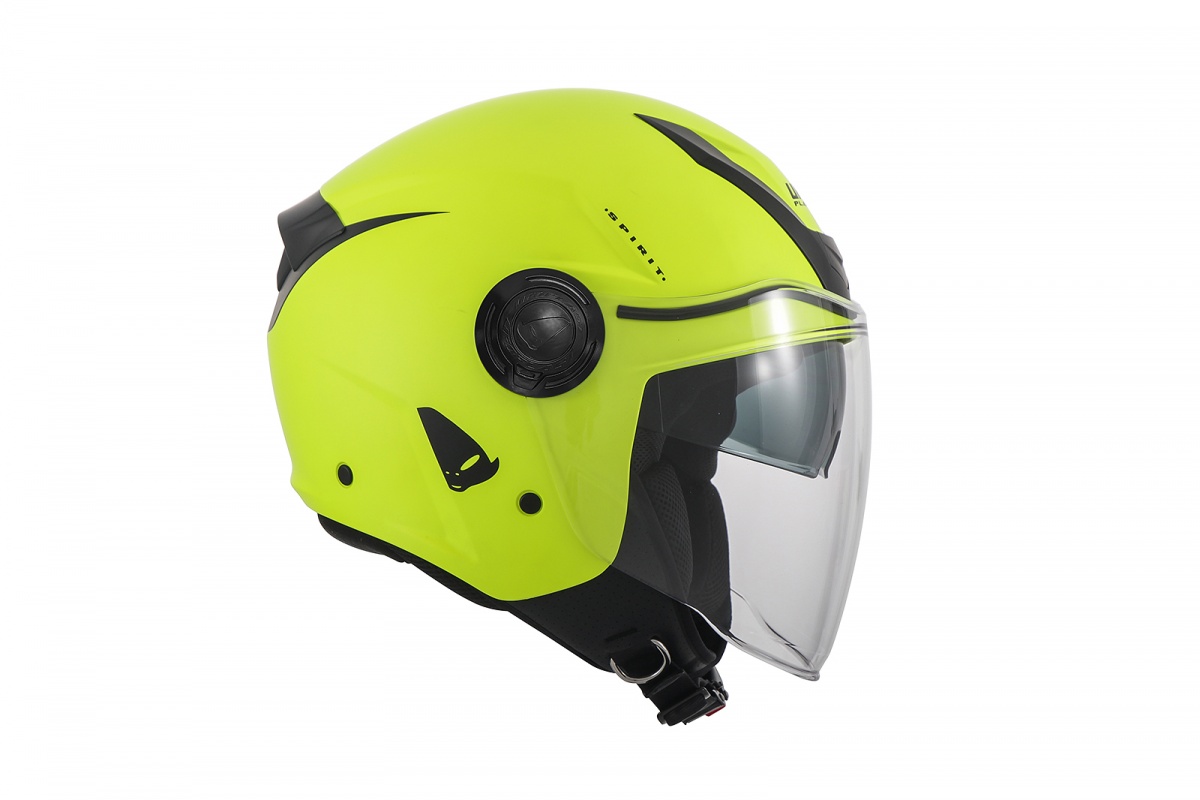 Casco urban jet Spirit giallo fluo - Caschi - HE13003-DFLU - Ufo Plast