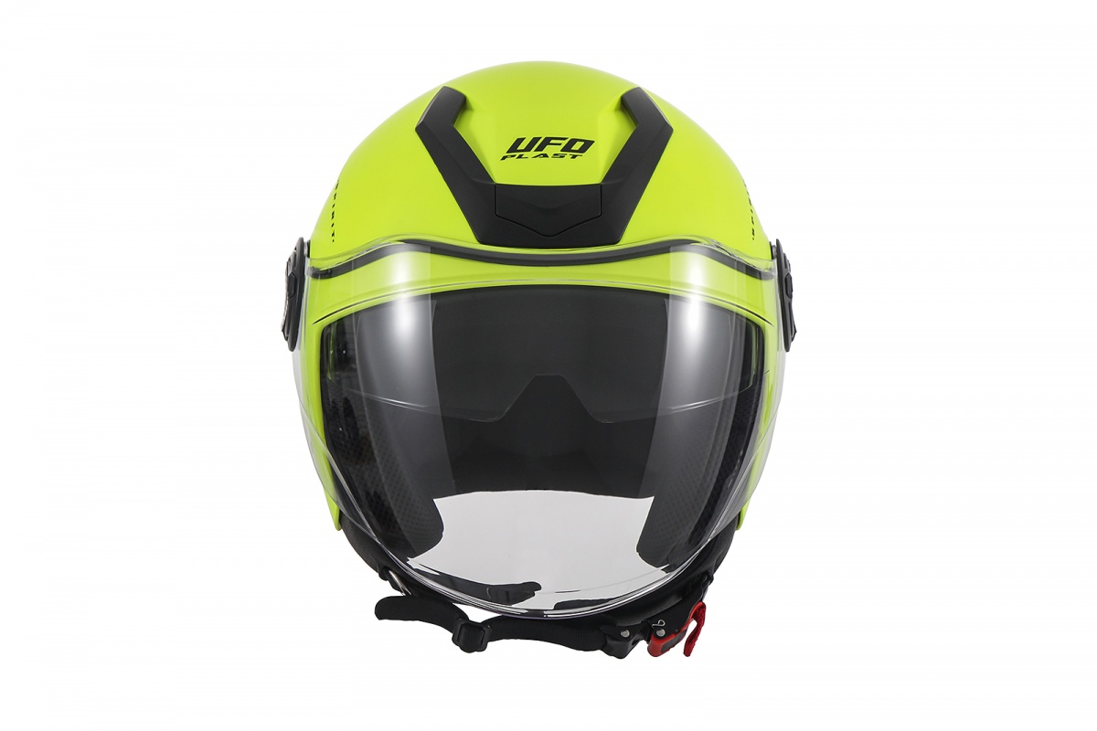 Casco urban jet Spirit giallo fluo - Caschi - HE13003-DFLU - Ufo Plast