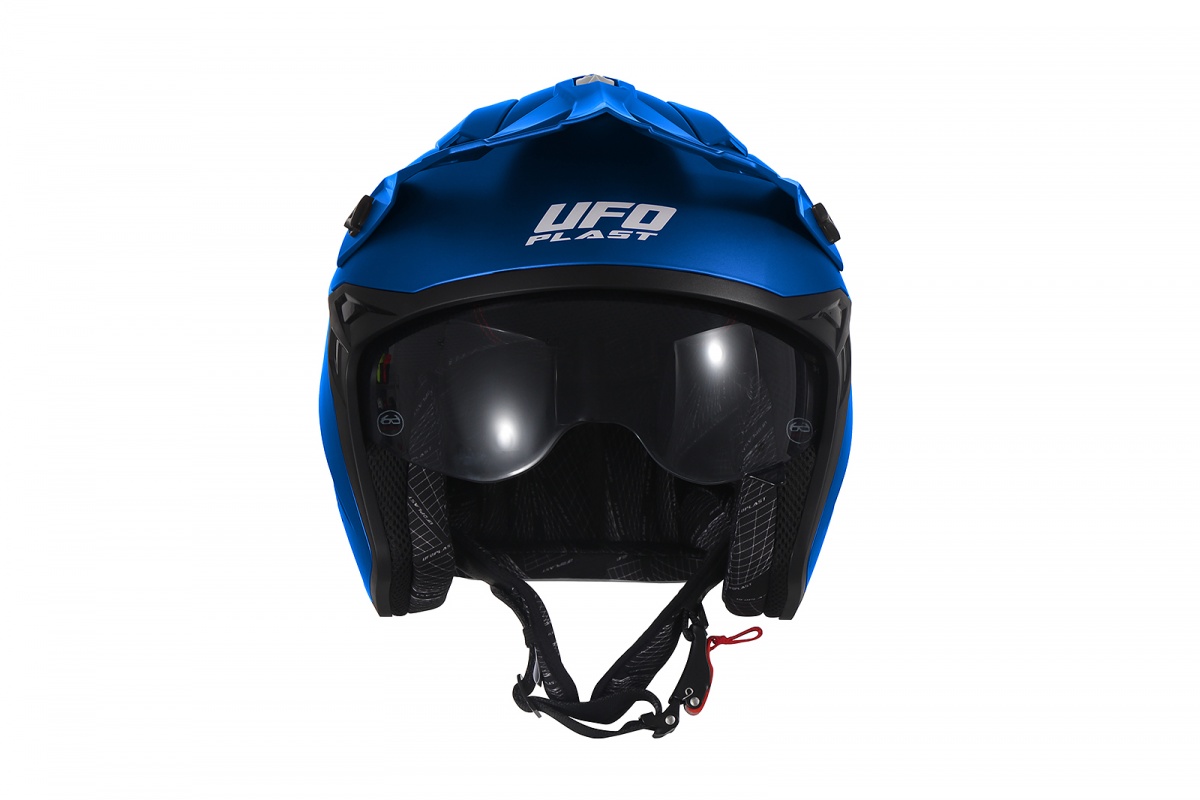Casco cross Jet Sheratan blu - Caschi - HE13002-C - Ufo Plast