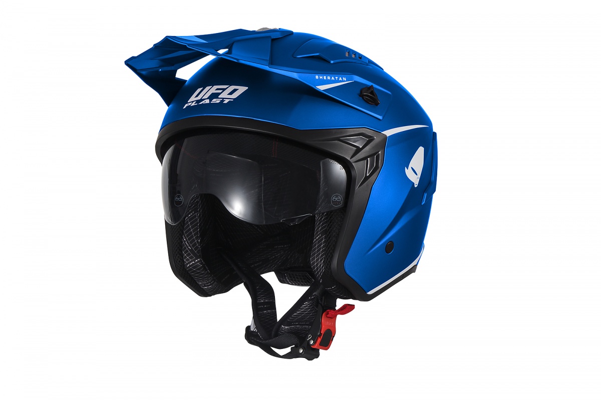 Casco cross Jet Sheratan blu - Caschi - HE13002-C - Ufo Plast