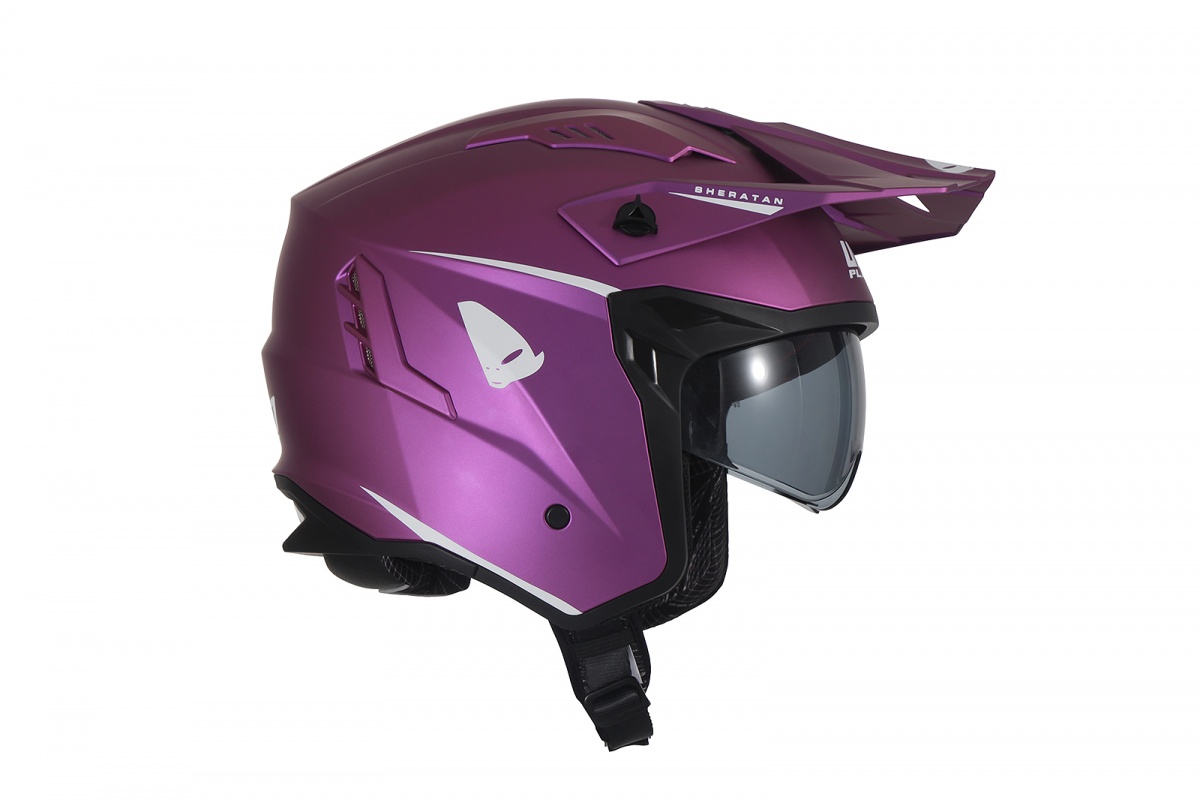 Casco cross Jet Sheratan fuxia - Caschi - HE13002-P - Ufo Plast