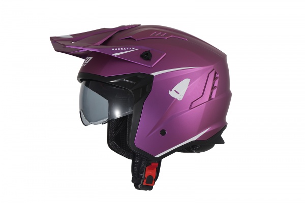 Casco cross Jet Sheratan fuxia - Caschi - HE13002-P - Ufo Plast