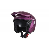 Casco cross Jet Sheratan fuxia - Caschi - HE13002-P - Ufo Plast