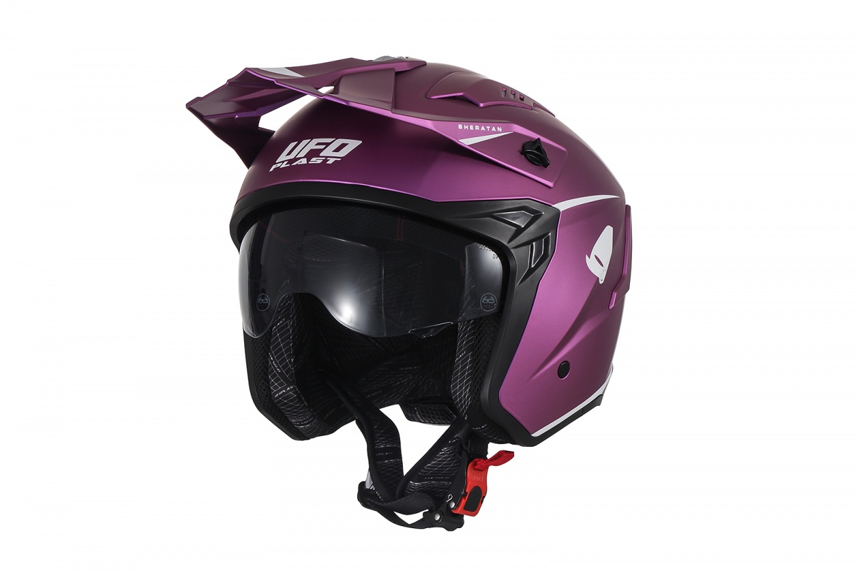 Casco cross Jet Sheratan fuxia - Caschi - HE13002-P - Ufo Plast