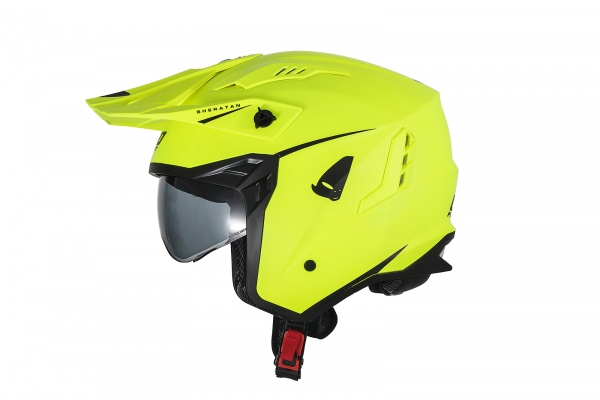 Casco cross Jet Sheratan giallo fluo - Caschi - HE13002-DFLU - Ufo Plast