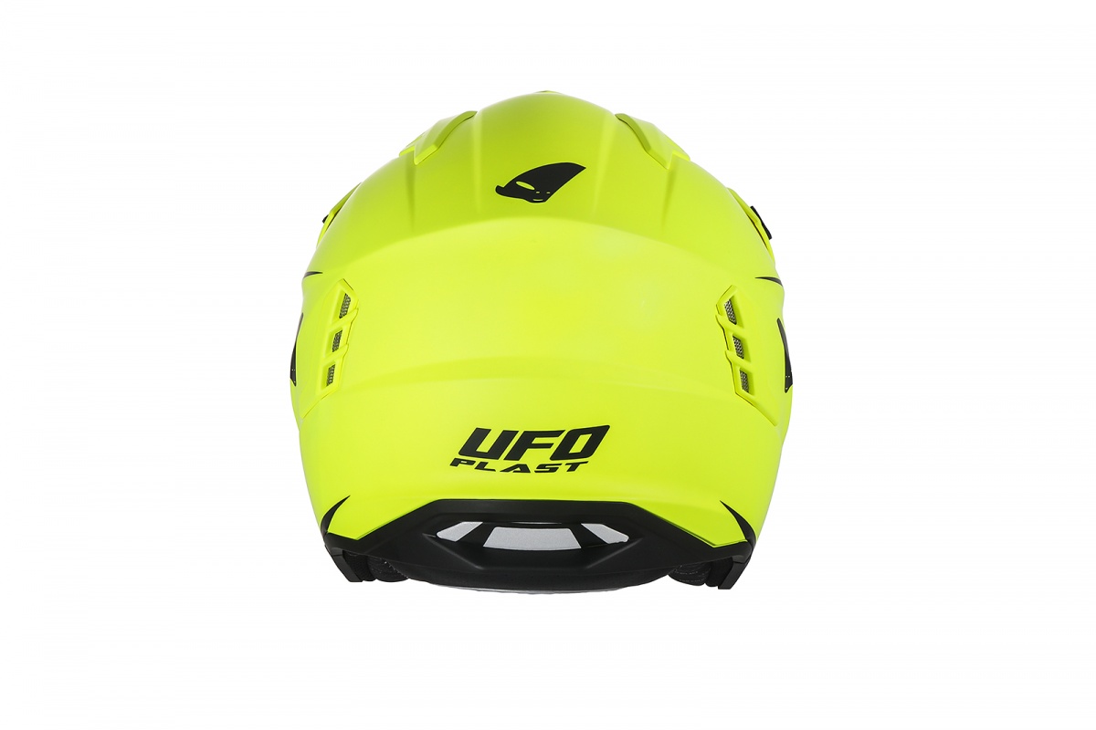 Casco cross Jet Sheratan giallo fluo - Caschi - HE13002-DFLU - Ufo Plast