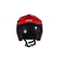Casco cross Jet Sheratan rosso - Caschi - HE13002-B - Ufo Plast