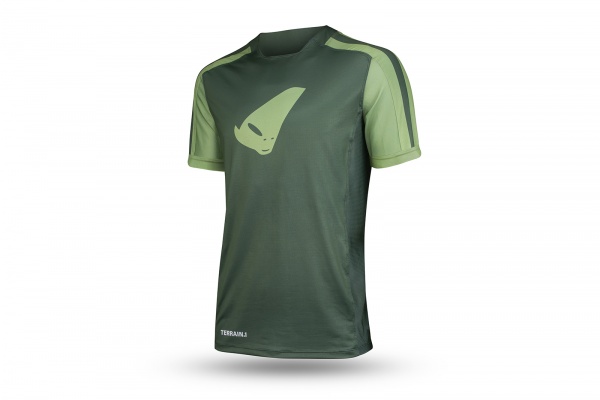 Maglia Mtb Terrain SV1 manica corta verde - Maglie - JE05002-A - Ufo Plast