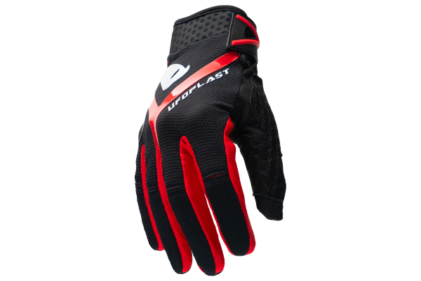 Guanti motocross Hayes rosso e nero - Guanti - GL13001-KB - Ufo Plast