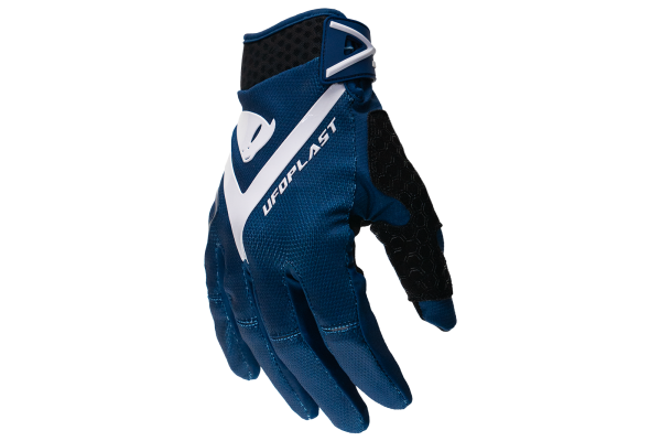 Guanti motocross Hayes blu navy e bianco - Guanti - GL13001-NW - Ufo Plast