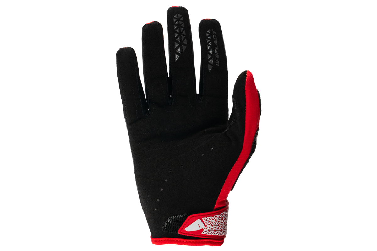 Guanto motocross Muria rosso e bianco - Guanti - GL13002-BW - Ufo Plast