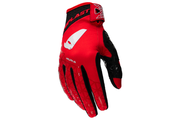 Guanto motocross Muria rosso e bianco - Guanti - GL13002-BW - Ufo Plast