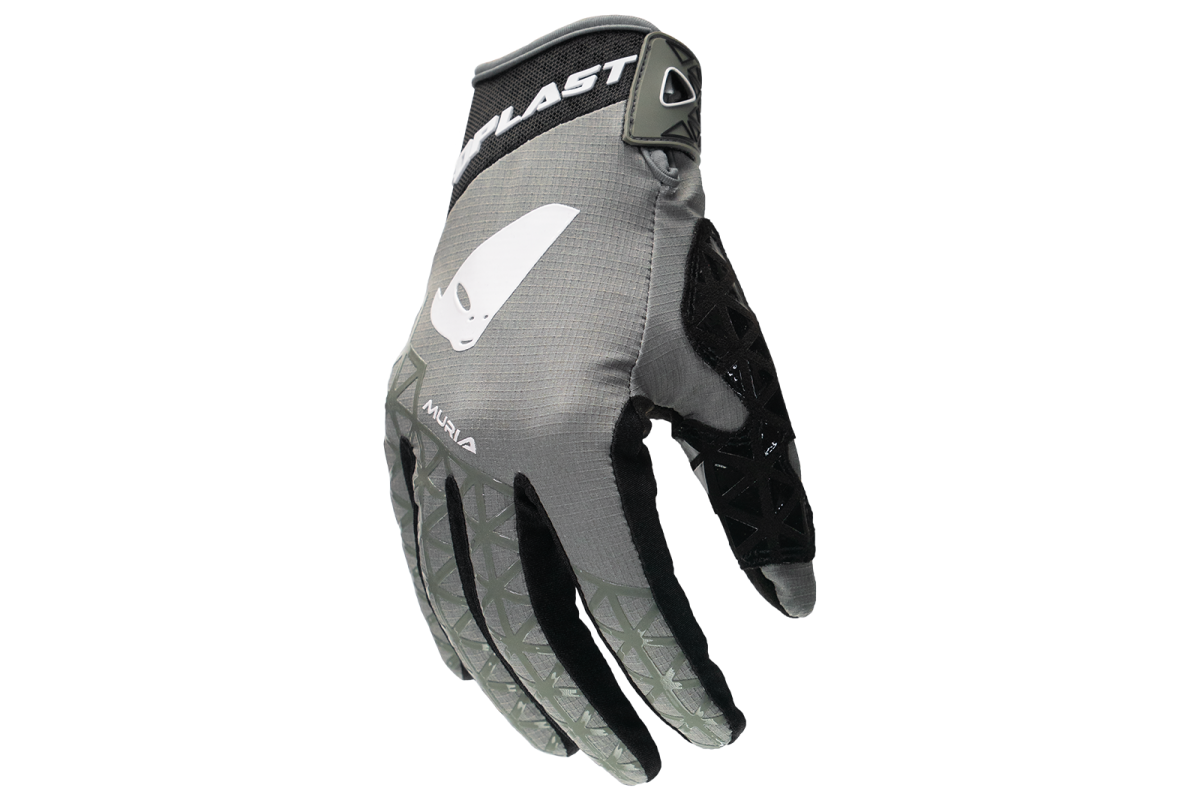 Guanto motocross Muria grigio e bianco - Guanti - GL13002-EK - Ufo Plast