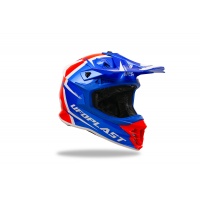 Casco motocross Intrepid blu rosso e bianco - Caschi - HE13400-CB - Ufo Plast