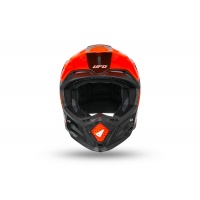 Casco motocross Echus arancione e nero - Caschi - HE13100-FK - Ufo Plast