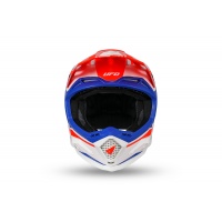 Casco motocross Echus rosso blu e bianco - Caschi - HE13100-BC - Ufo Plast
