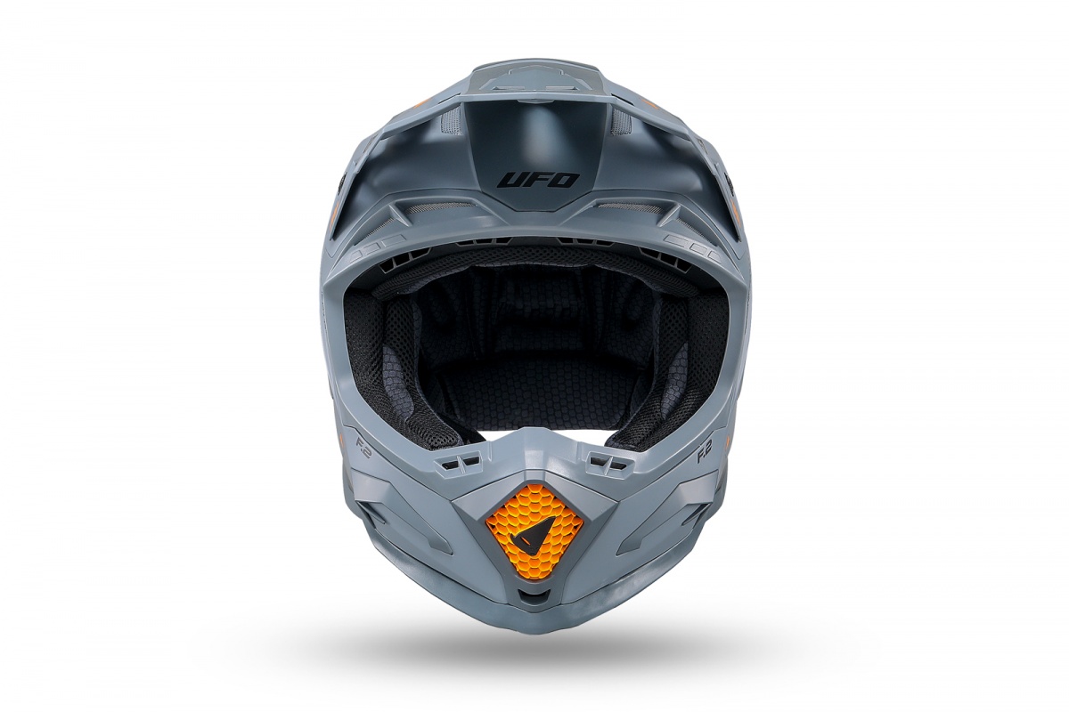 Casco motocross Echus grigio - Caschi - HE13100-EF - Ufo Plast