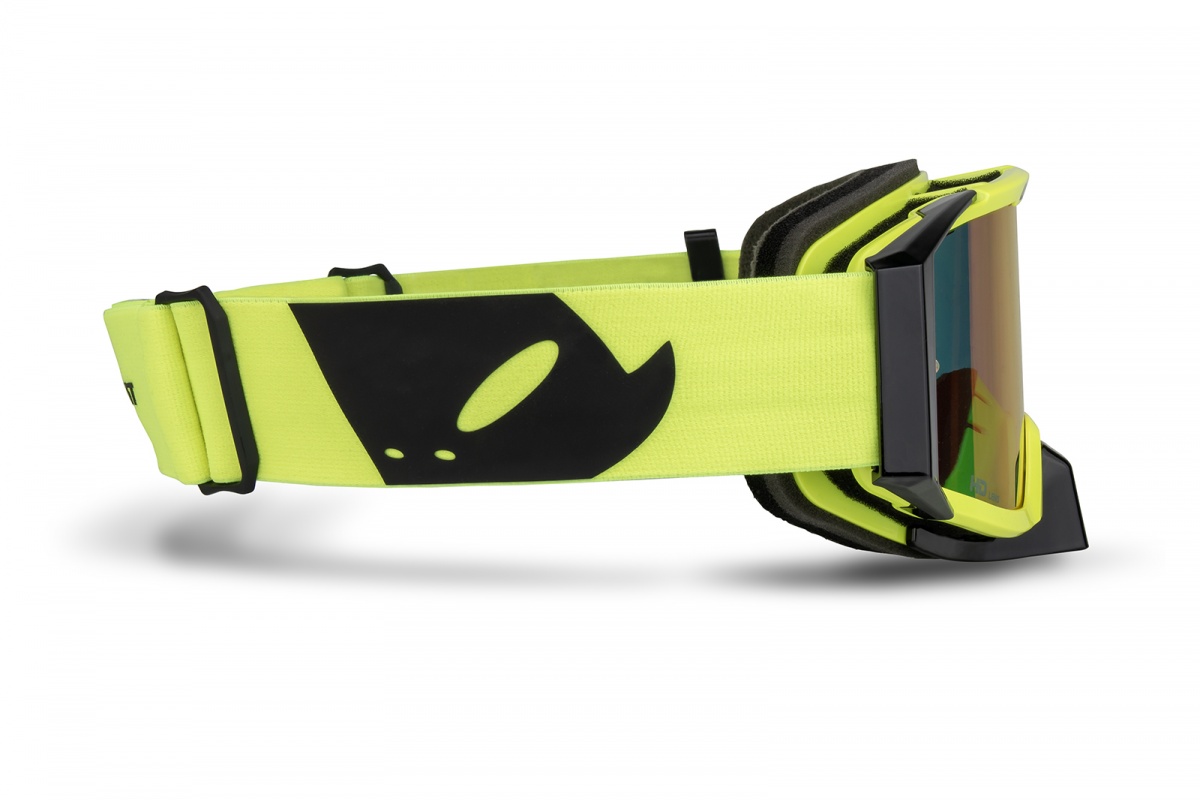 Occhiali motocross Wise Pro giallo fluo - Abbigliamento adulto - GO13002-DK - Ufo Plast