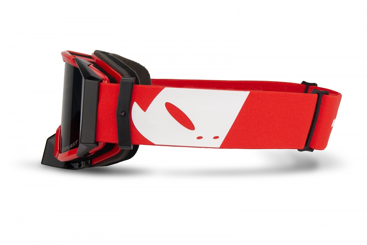 Occhiali motocross Wise Pro rosso - Abbigliamento adulto - GO13002-BW - Ufo Plast