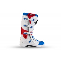Motocross Xander boots white blue and red - Boots - BO13001-BC - Ufo Plast