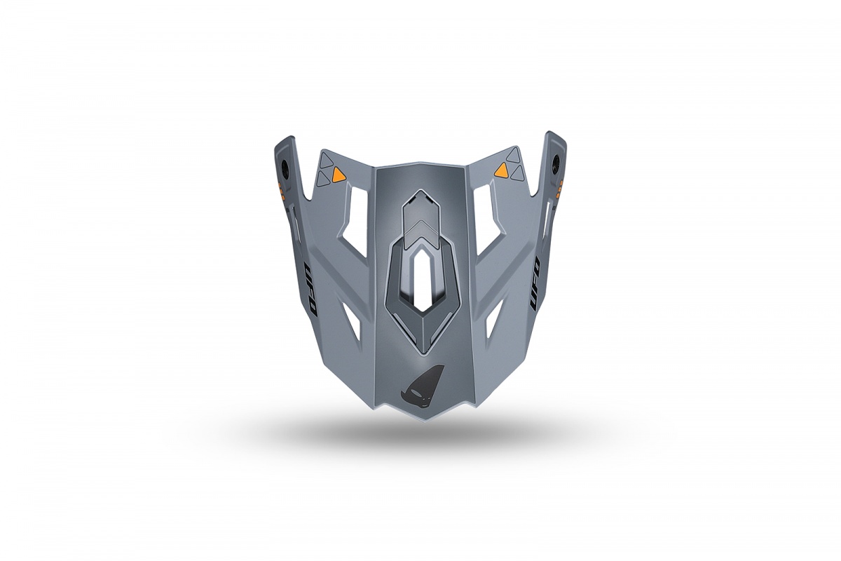 peak for HE13100 grey and orange - Helmet spare parts - HR237-EF - Ufo Plast