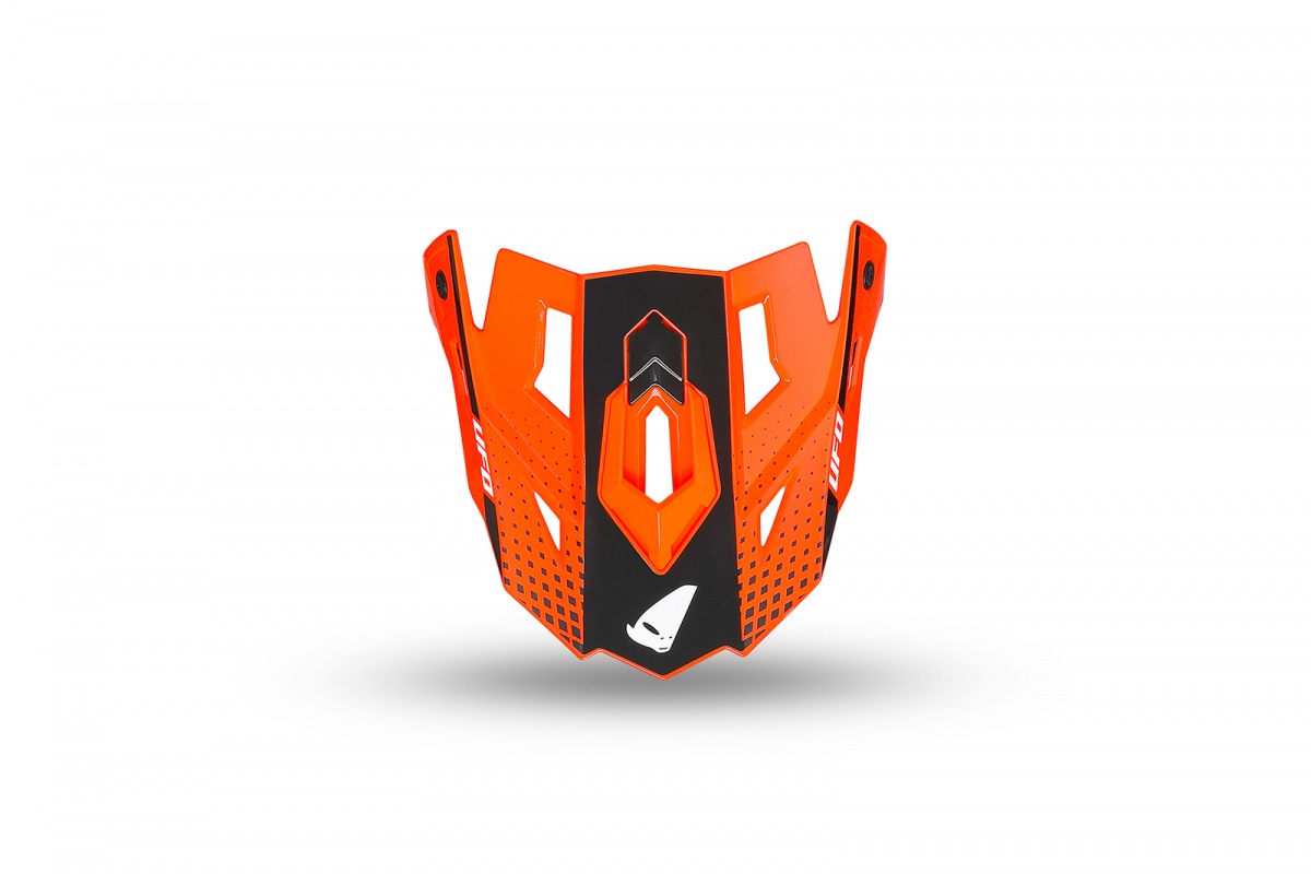 peak for HE13100 orange and black - Helmet spare parts - HR237-FK - Ufo Plast