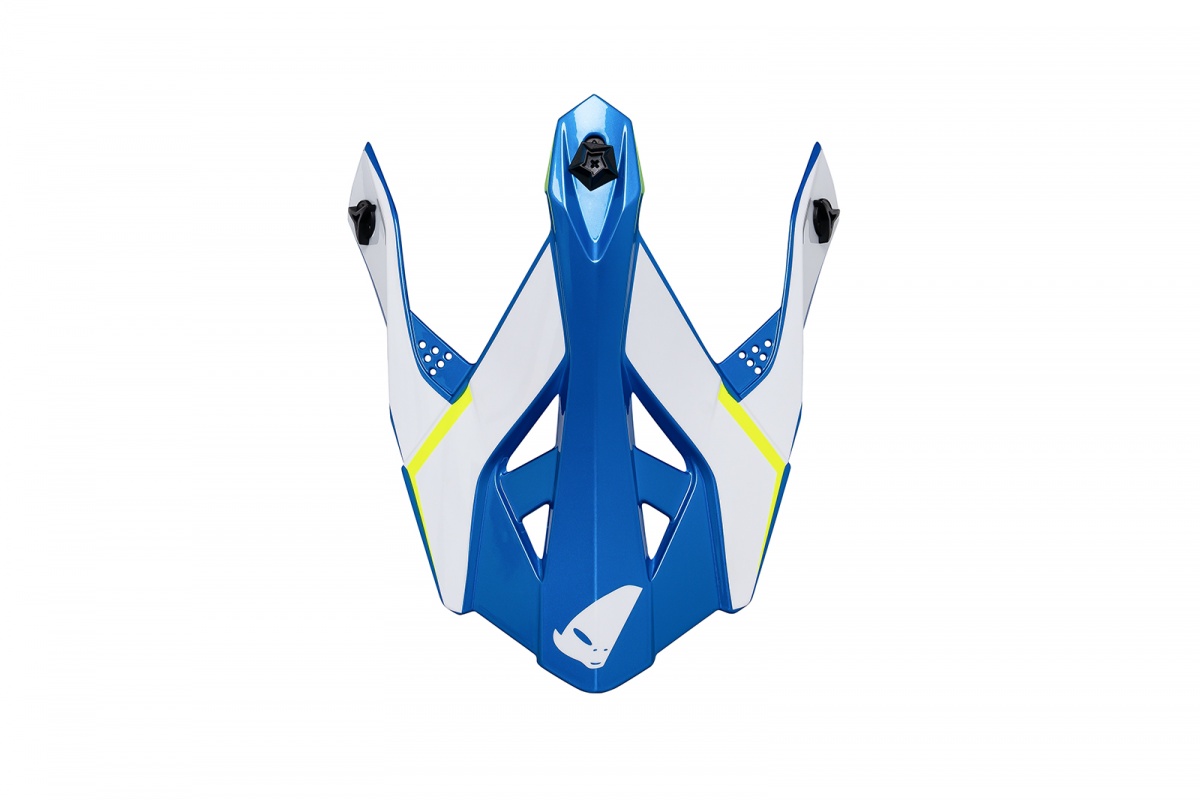 peak for HE13400 blue and yellow - Helmet spare parts - HR238-CD - Ufo Plast