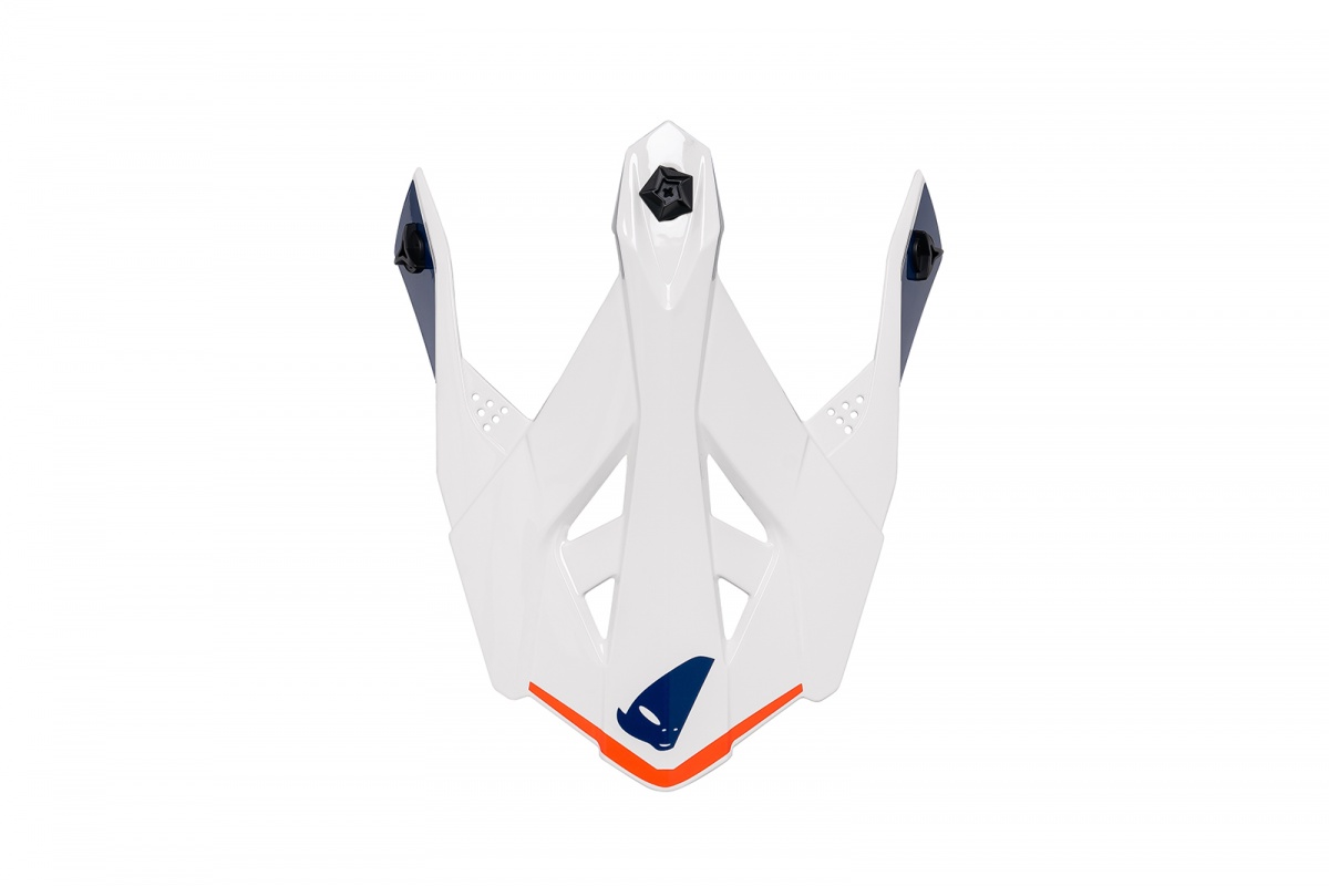 peak for HE13400 blue and white - Helmet spare parts - HR238-CW - Ufo Plast