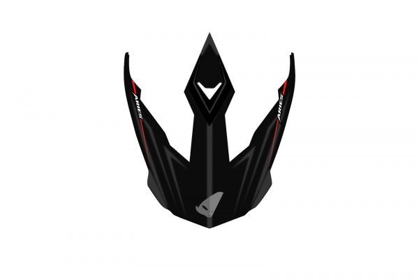 peak for HE13500 black and red - Helmet spare parts - HR239-KB - Ufo Plast
